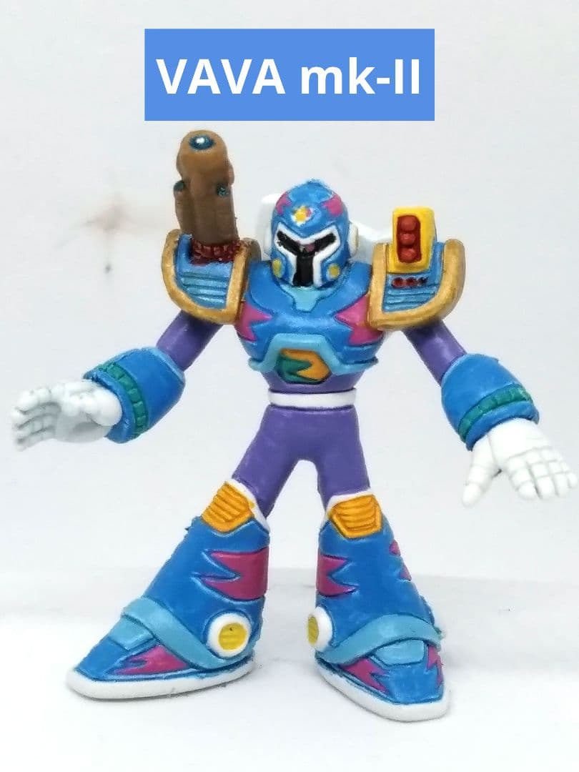 ロックマン フィギュア 消しゴム X3 ナイトメアポリス塗装品