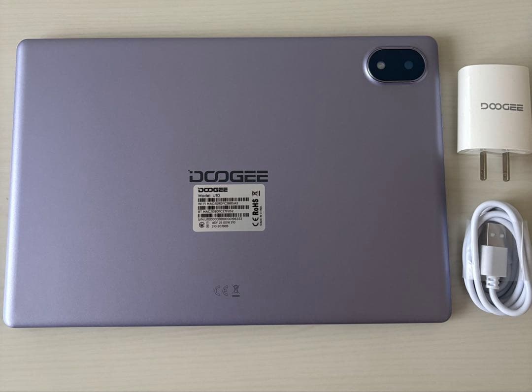 DOOGEE U10 アンドロイド 15 タブレット 10インチ