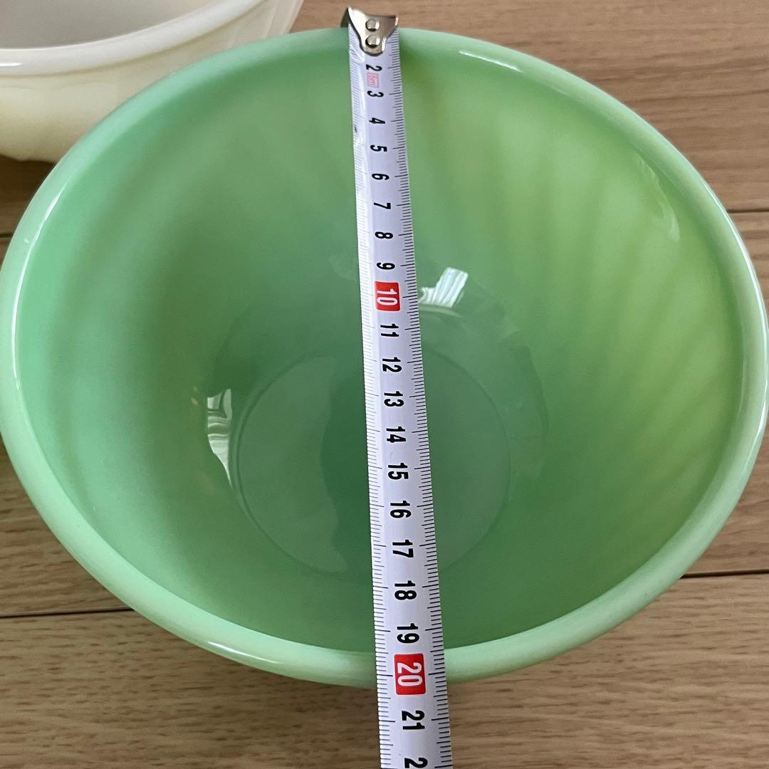 ファイヤーキング　ミキシングボウル　3個セット　ジェダイ　ミルクガラス