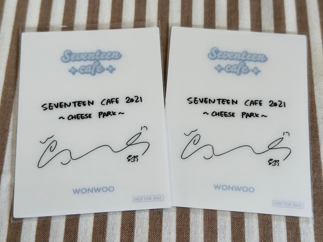 SEVENTEEN ウォヌ セブチカフェ 2021 特典 トレカ 2枚セット②