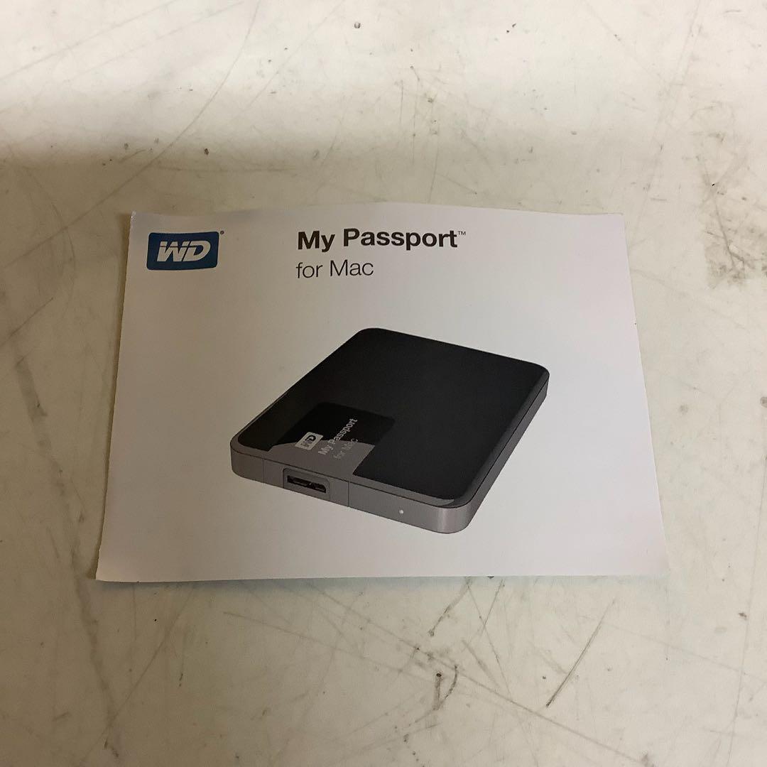 WD MyPassport 2TB Mac用外付HDD（わ-44)