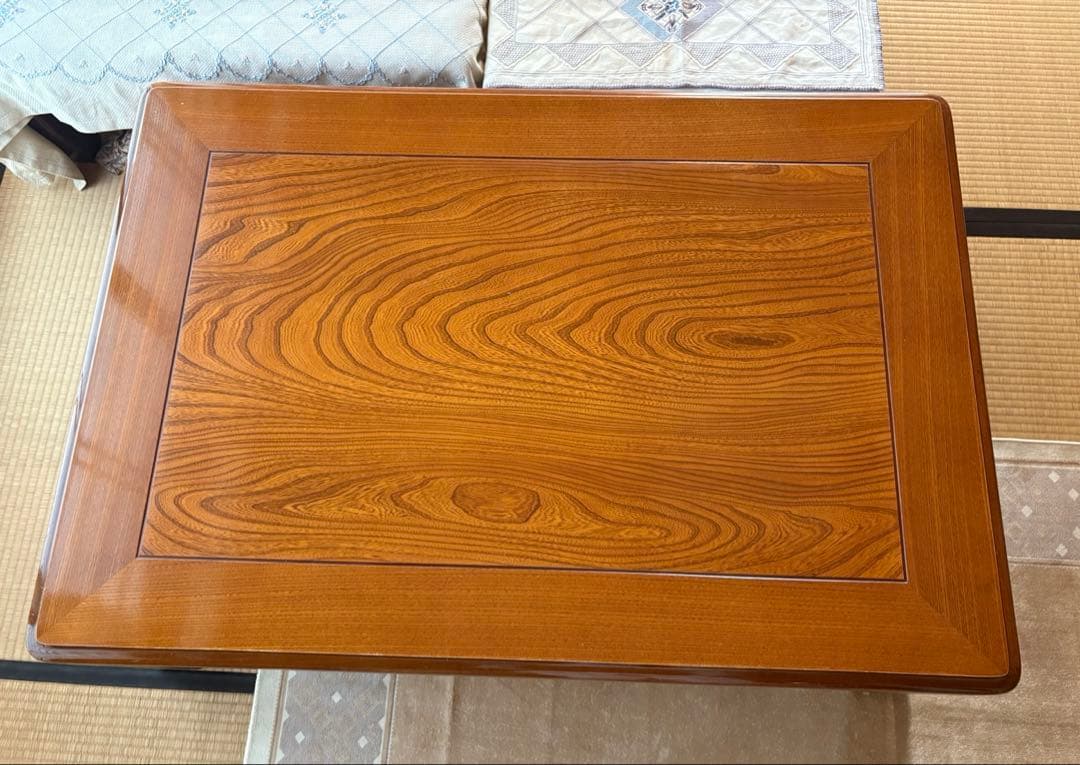 【送料込】木製座卓 天然木化粧合板　センターテーブル　ローテーブル