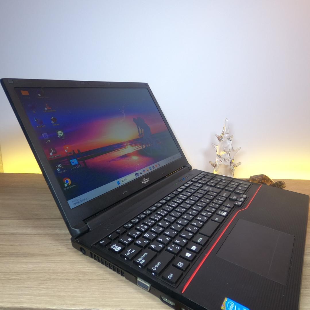 【爆速高性能】徹底整備 富士通日本製造ノートパソコン i5オフィス付きWin11