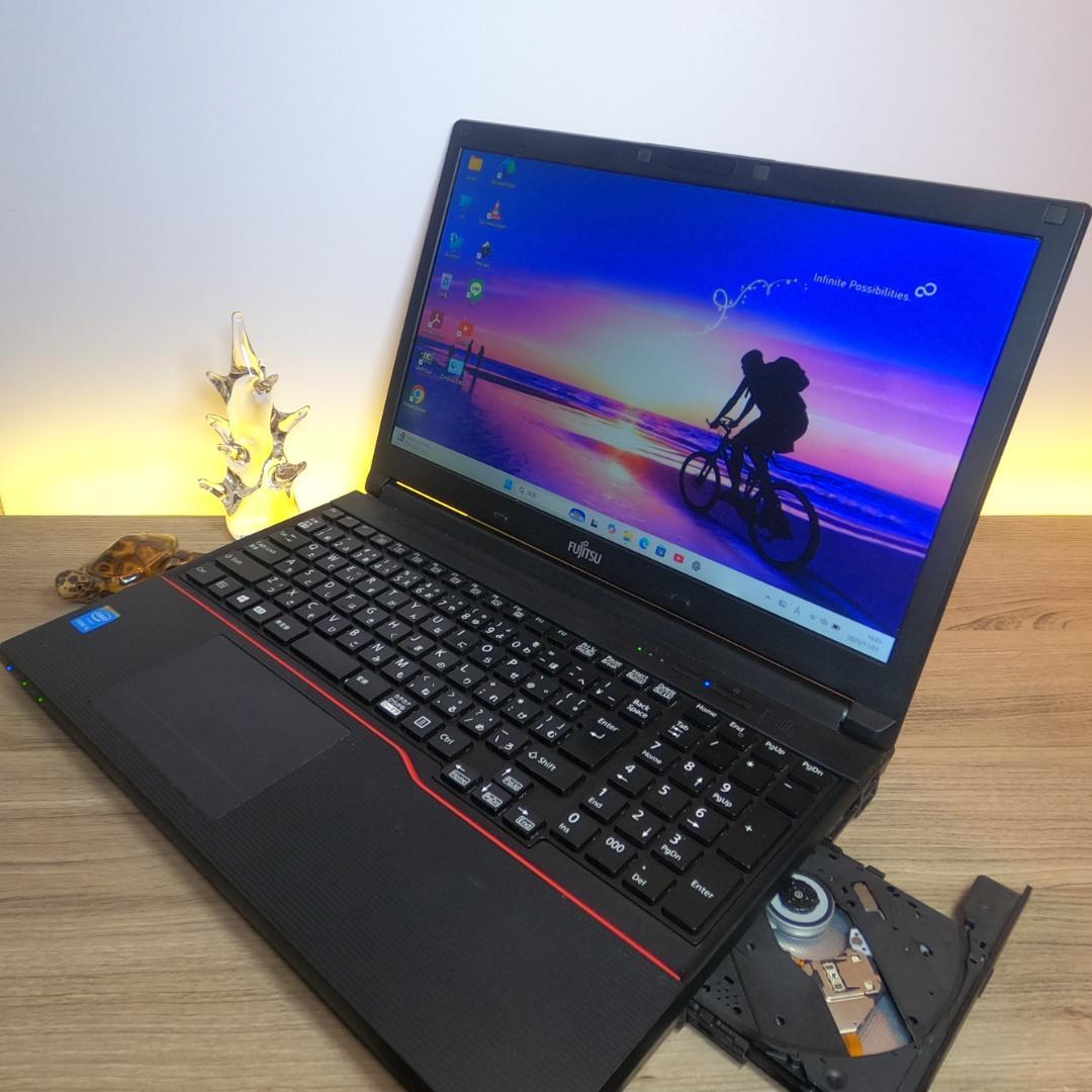【爆速高性能】徹底整備 富士通日本製造ノートパソコン i5オフィス付きWin11