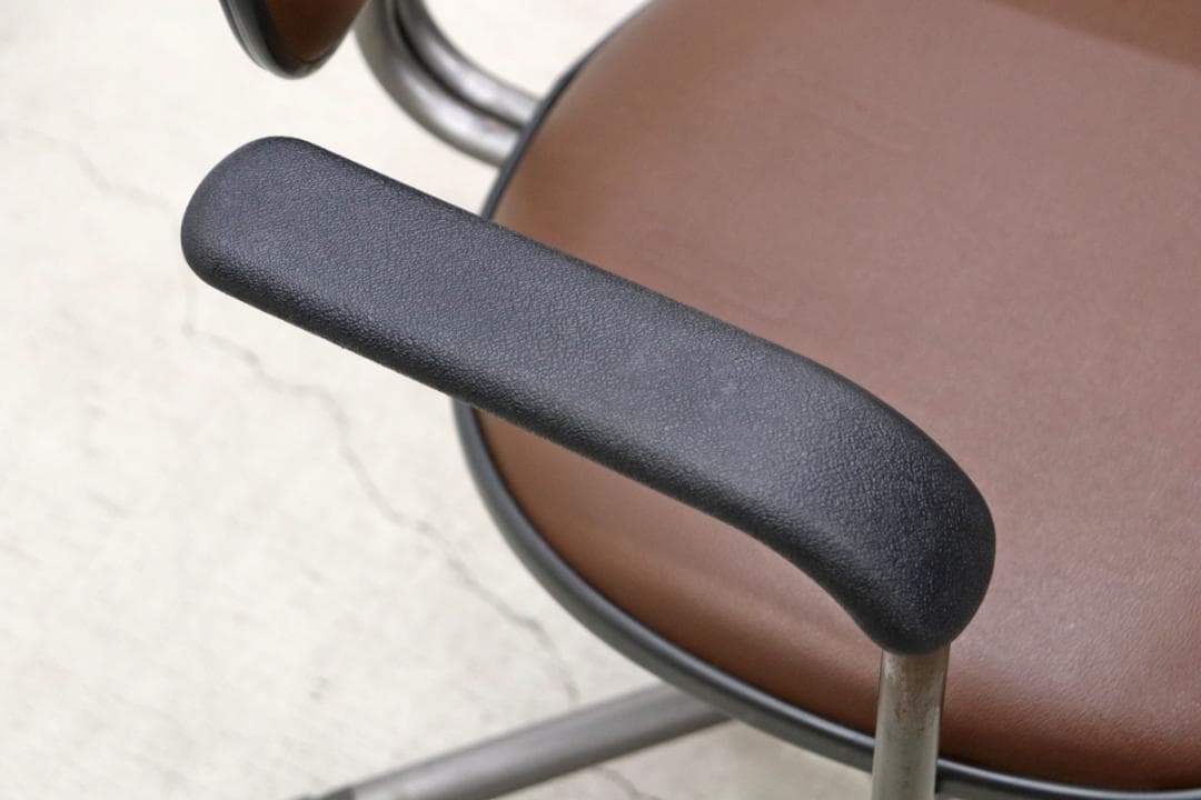 ヴィンテージ アーム付き キャスターチェア オフィス 事務椅子 レトロ