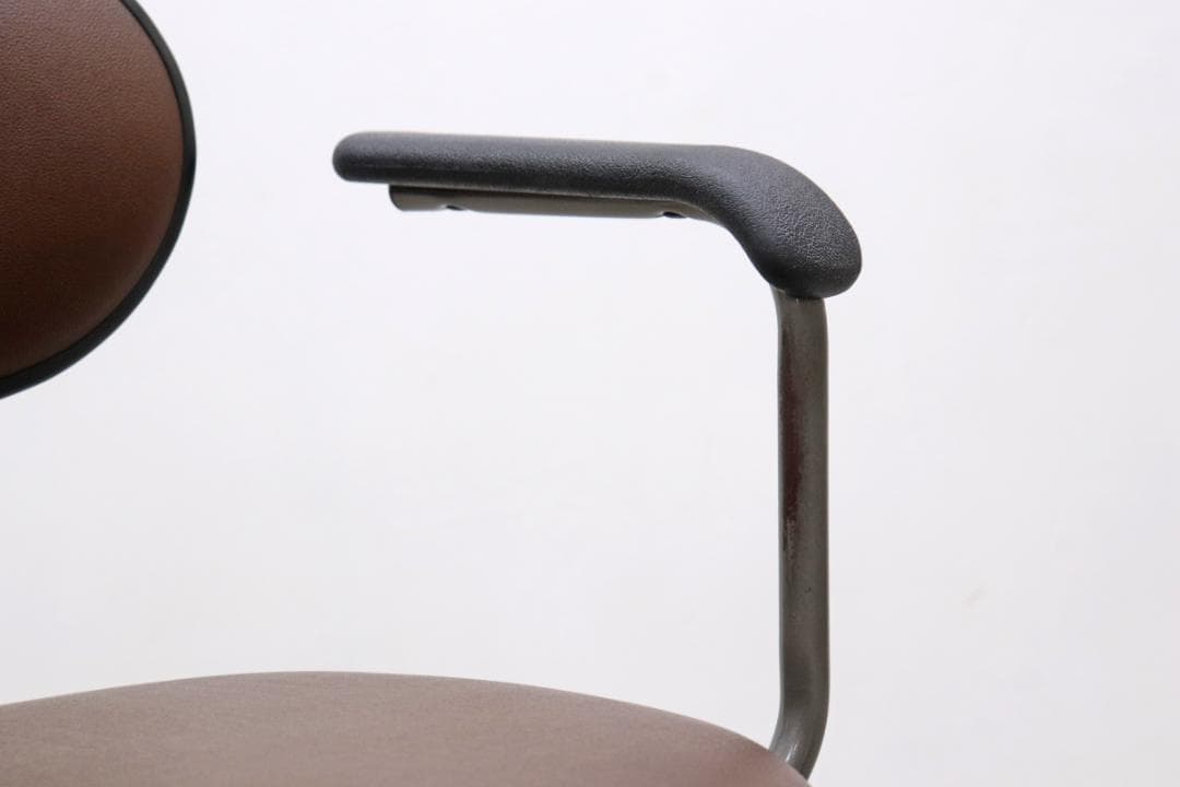 ヴィンテージ アーム付き キャスターチェア オフィス 事務椅子 レトロ