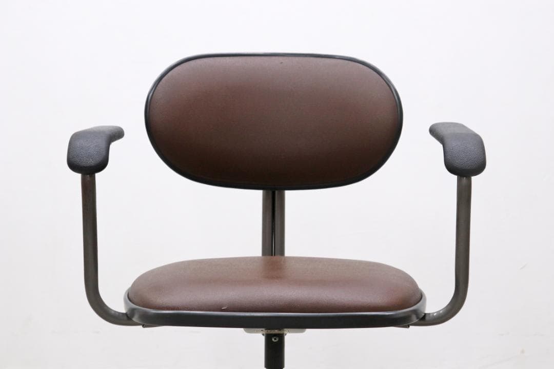 ヴィンテージ アーム付き キャスターチェア オフィス 事務椅子 レトロ