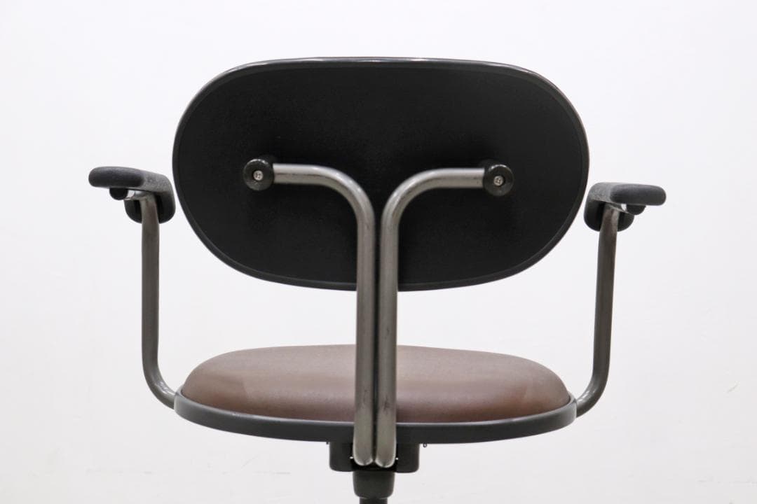 ヴィンテージ アーム付き キャスターチェア オフィス 事務椅子 レトロ