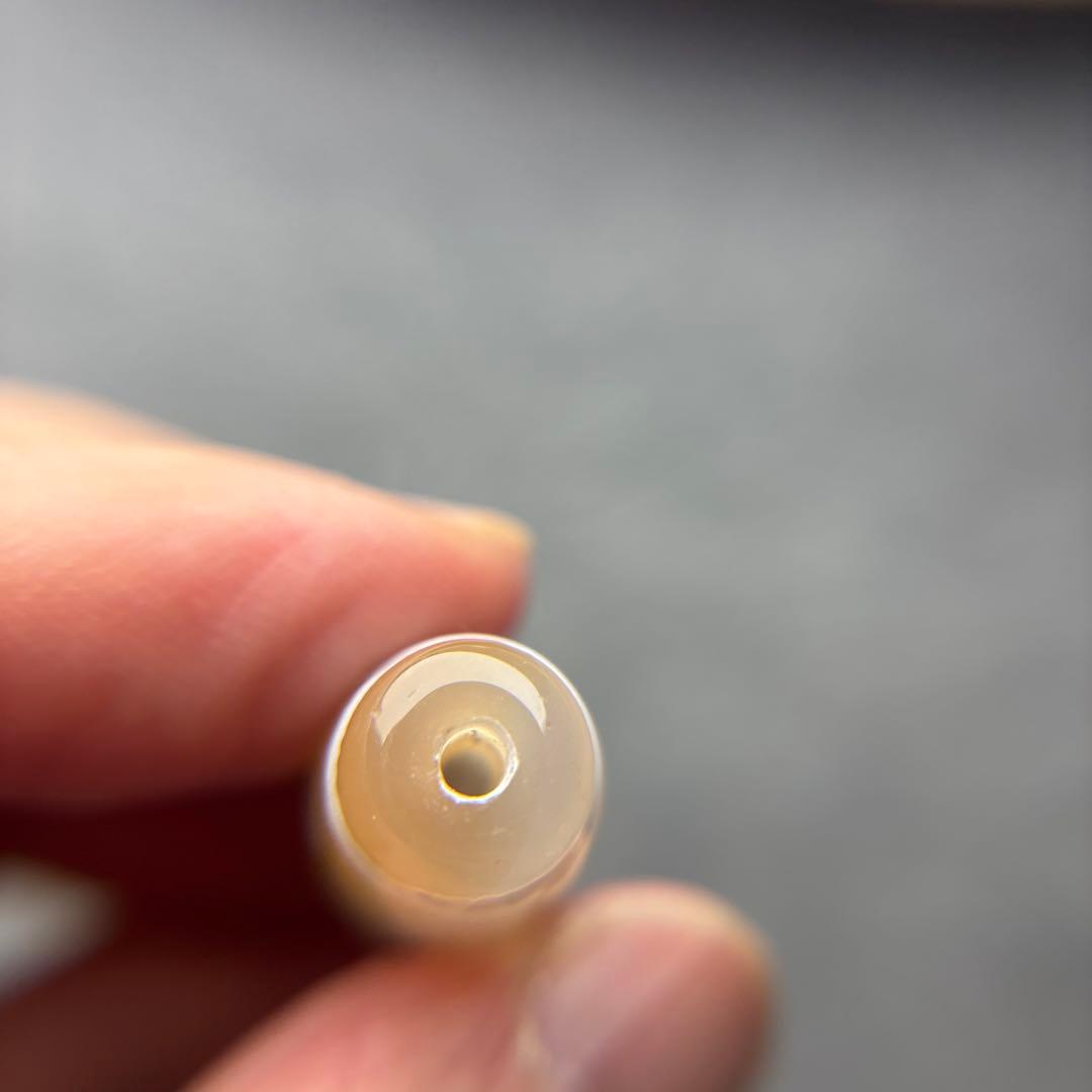 玉髄　水蓮花天珠　12-10