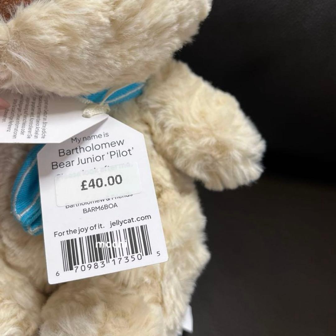 ぬいぐるみ  Bartholomew Bear Junior 'Pilot'