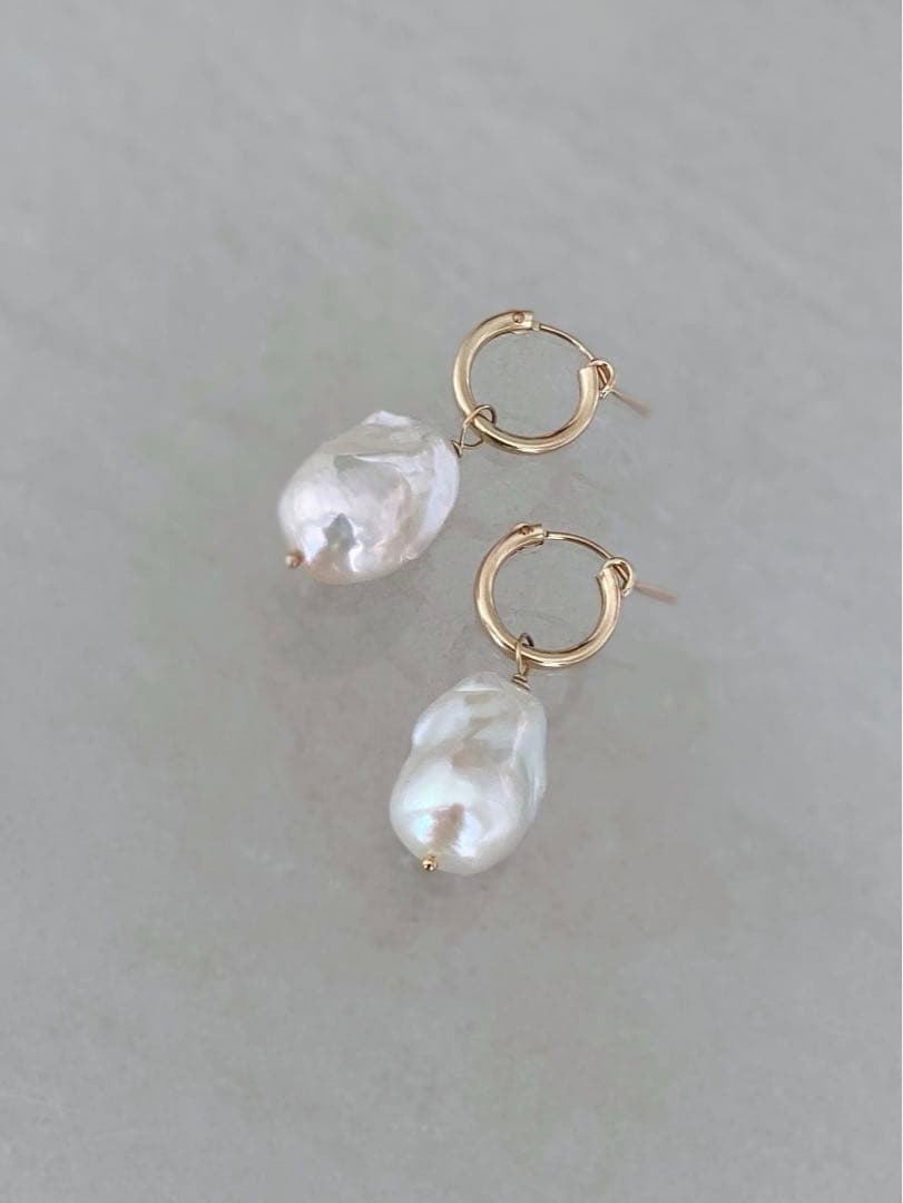 バロックフープピアス