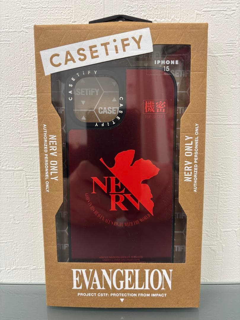 CASETiFY iPhone15用ケース エヴァンゲリオン ケースティファイ