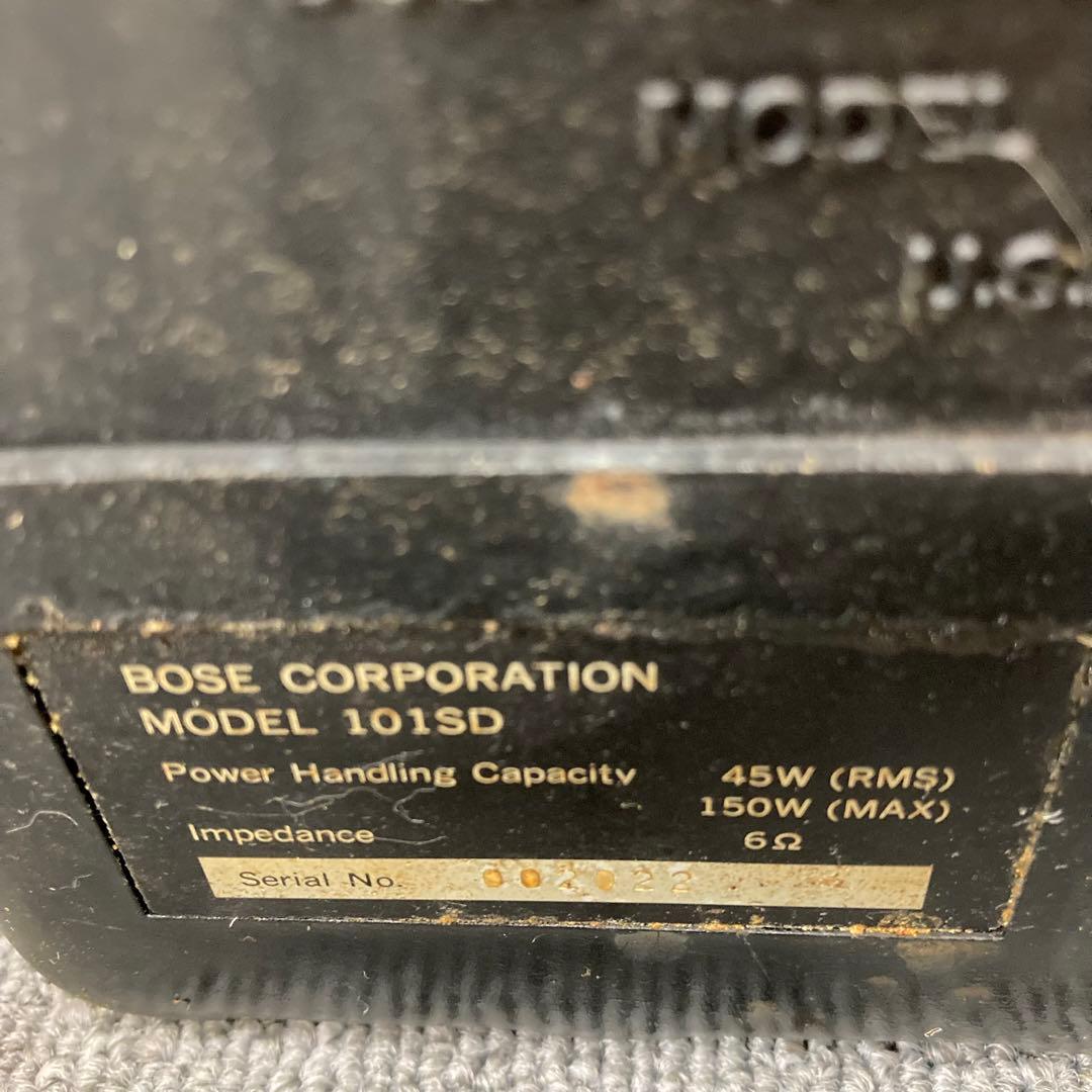 BOSEボーズ　スピーカー 101SD ２点セット　ブラック