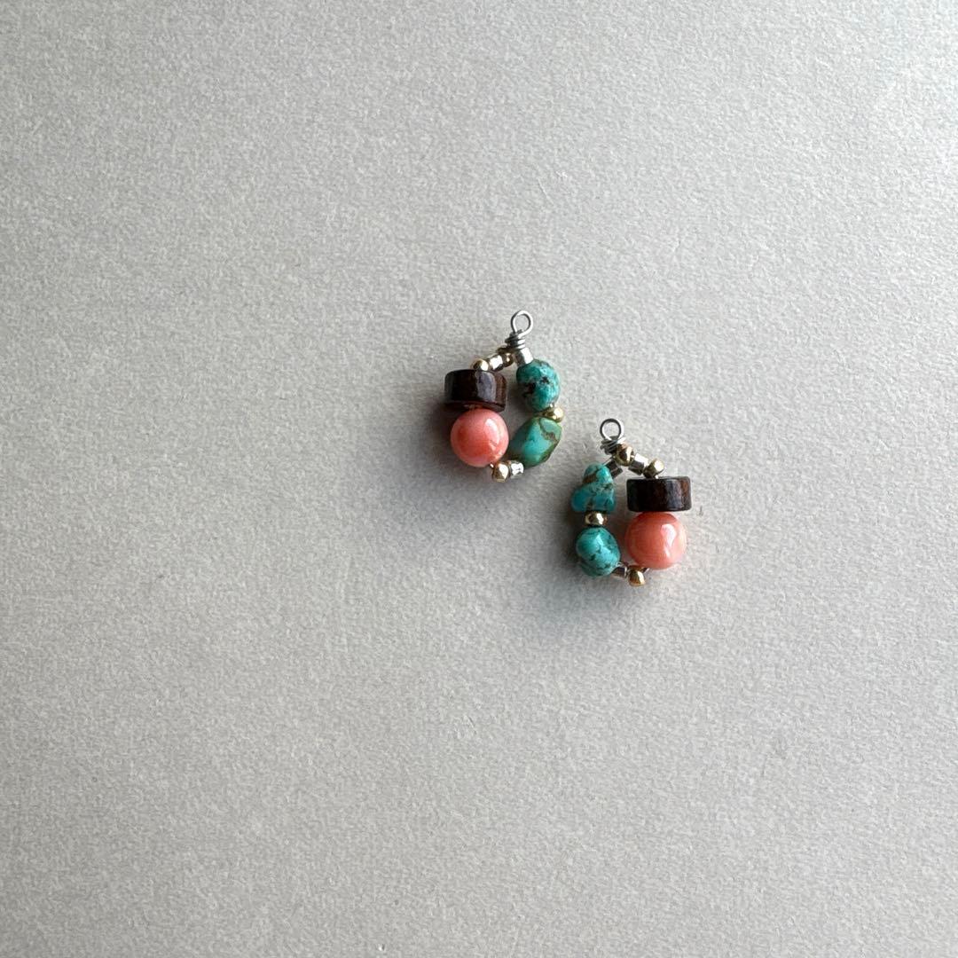 no.150 秋涛の珊瑚とアリゾナターコイズ