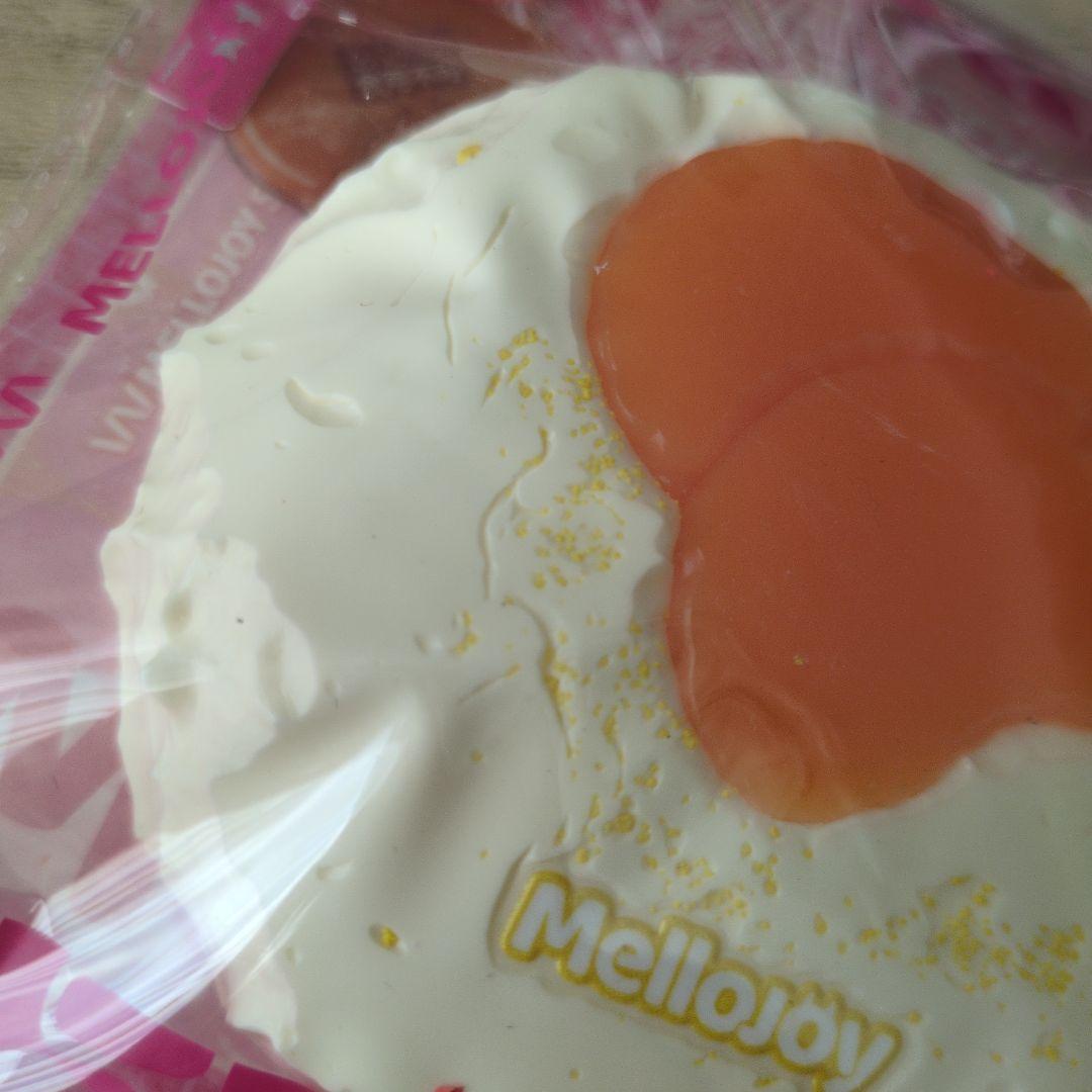 未使用　メロジョイ　Mellojoy　スクイーズ　大福　オレンジ　みかん
