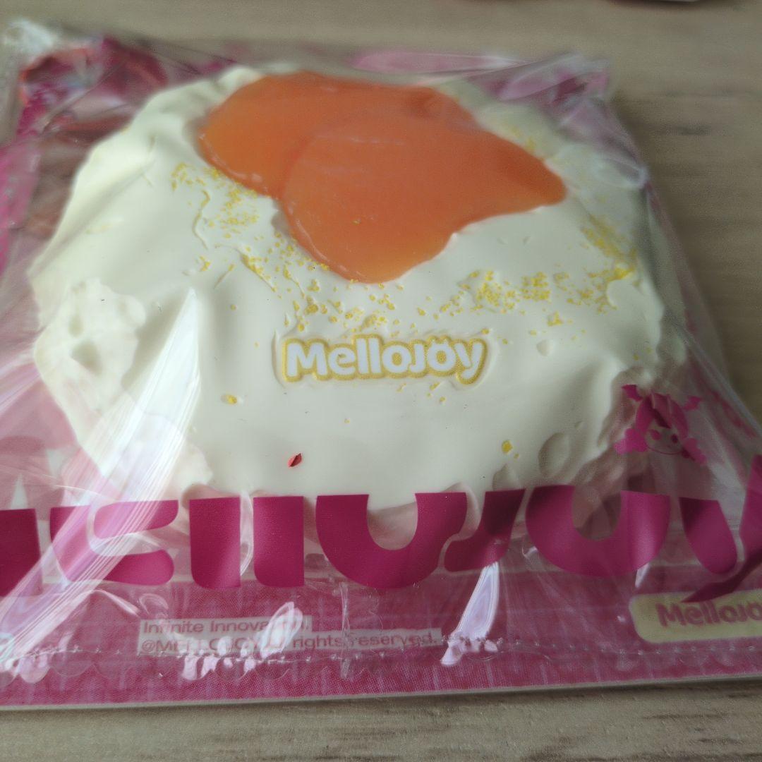 未使用　メロジョイ　Mellojoy　スクイーズ　大福　オレンジ　みかん