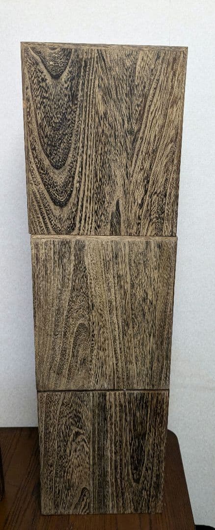 焼桐小物箪笥 アンティーク レトロ ヴィンテージ 引き出し3段 小物入れ 3個