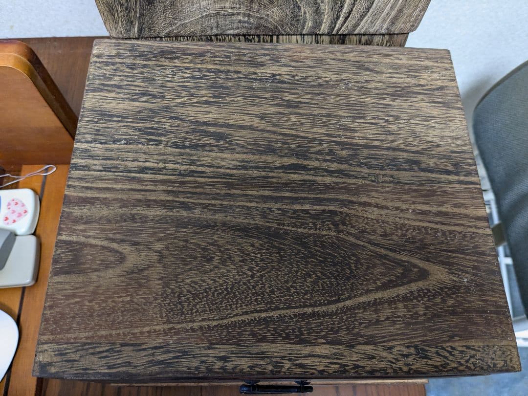 焼桐小物箪笥 アンティーク レトロ ヴィンテージ 引き出し3段 小物入れ 3個