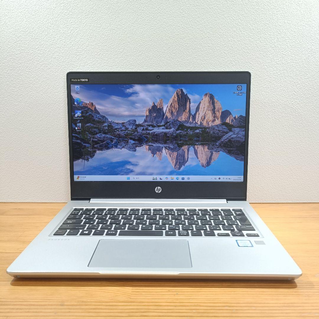 第8世代 i5 SSD メモリ16GB Windows11 ノートPC HP 銀