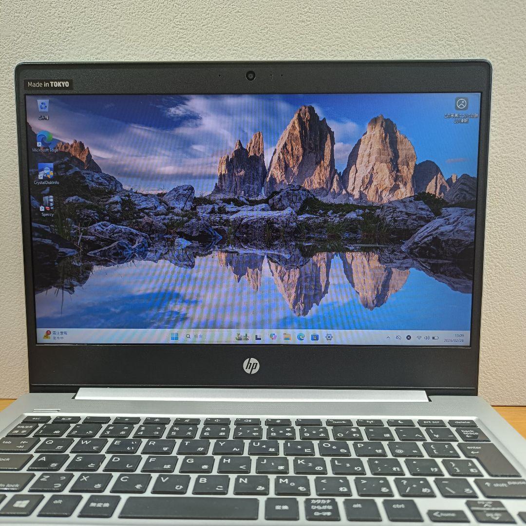 第8世代 i5 SSD メモリ16GB Windows11 ノートPC HP 銀