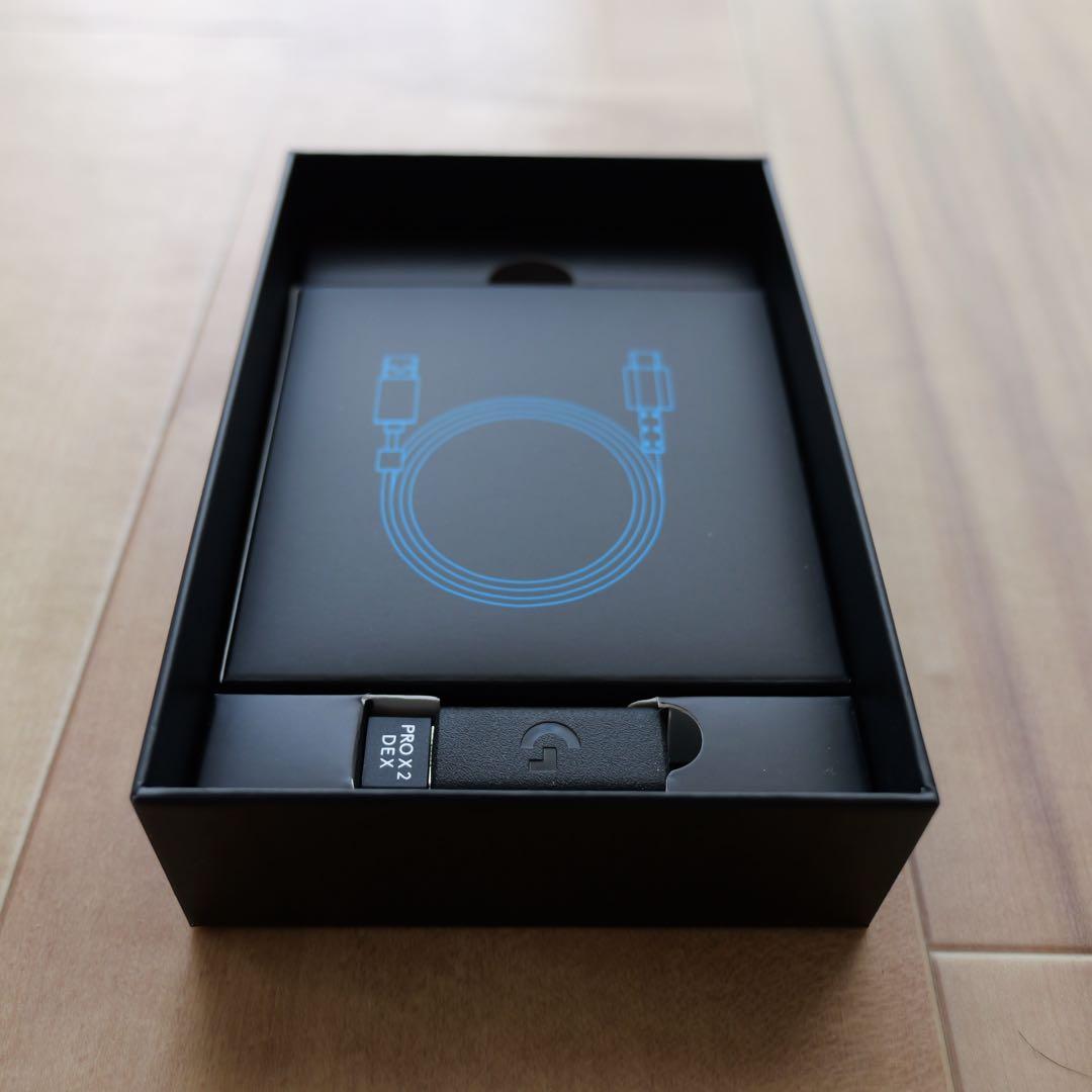 Logicool GproX superlight2dex ブラックソール交換済