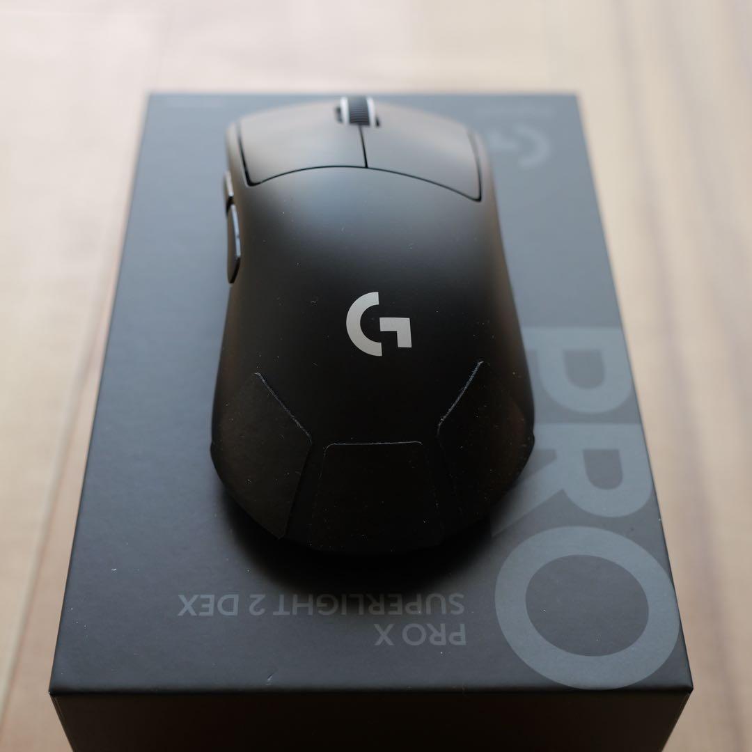 Logicool GproX superlight2dex ブラックソール交換済