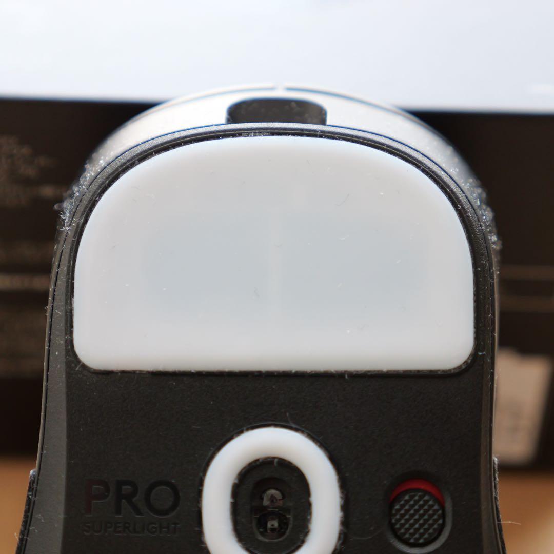 Logicool GproX superlight2dex ブラックソール交換済