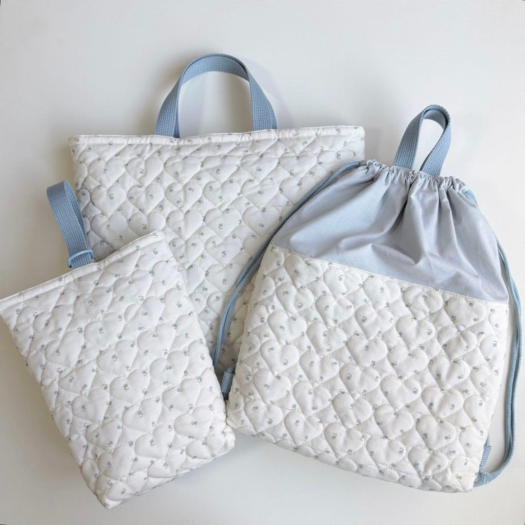 入園入学3点セット　レッスンバッグ　シューズ入れ　ナップサック　韓国生地　女の子