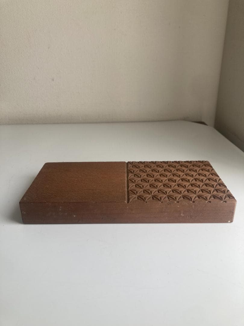 和菓子　菓子型　練り切り木型　麻