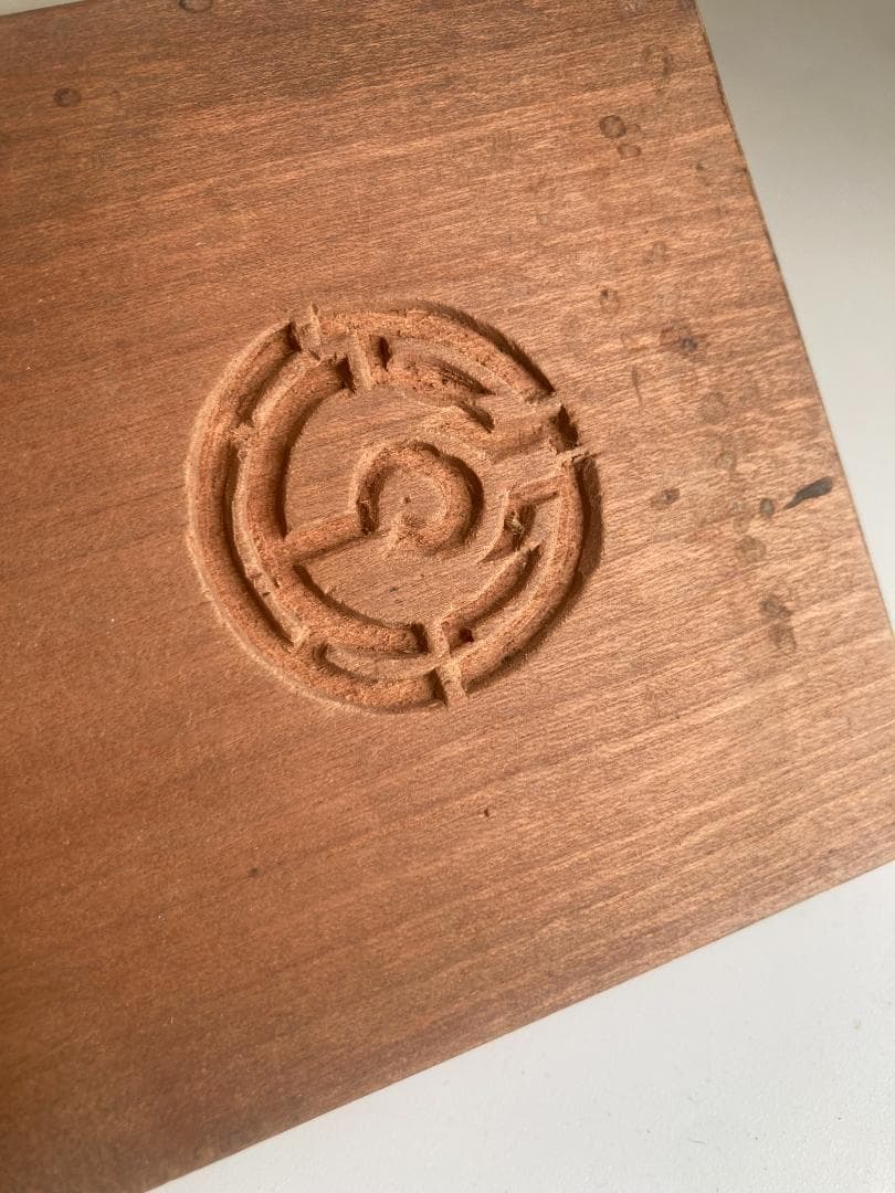 和菓子　菓子型　練り切り木型　麻