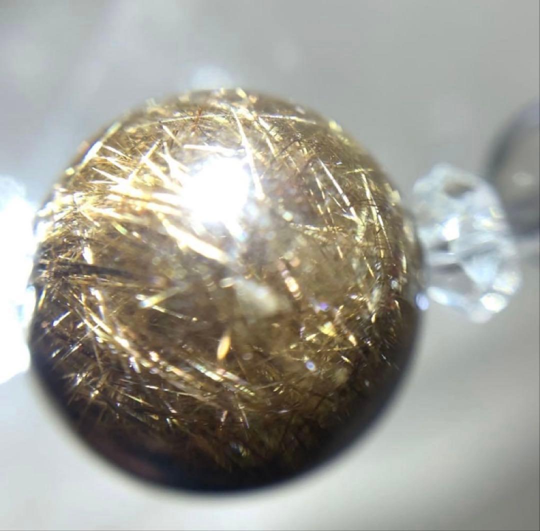 ⭐️極上⭐️スティブナイトインクォーツ　ブレスレット　ブラックプラチナルチルクォーツ