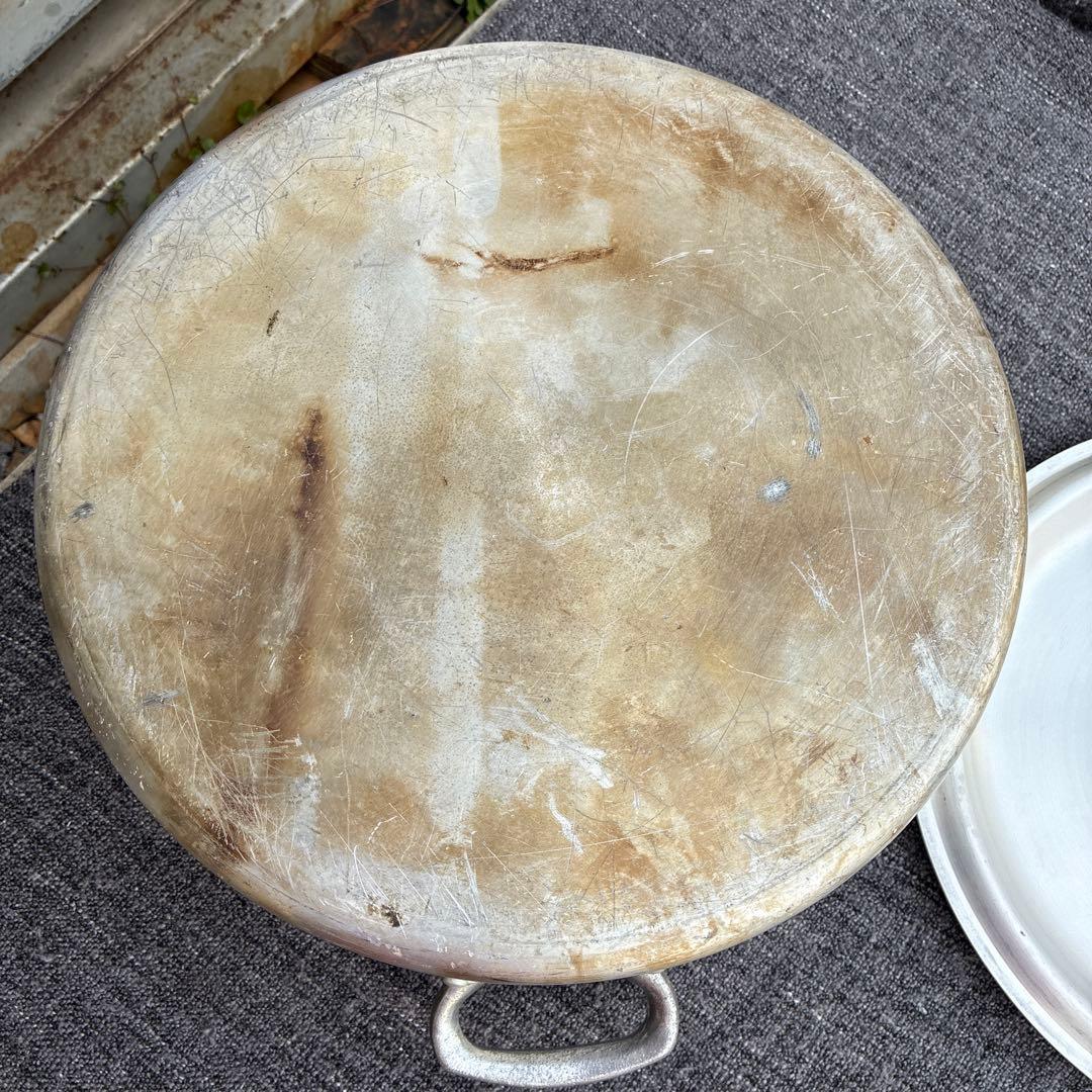 程度良好♪AKAO/アカオアルミDONシリーズ アルミ製寸胴鍋 ３６業務用 送込