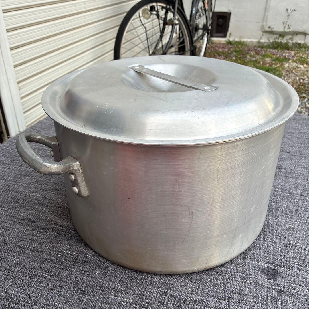 程度良好♪AKAO/アカオアルミDONシリーズ アルミ製寸胴鍋 ３６業務用 送込