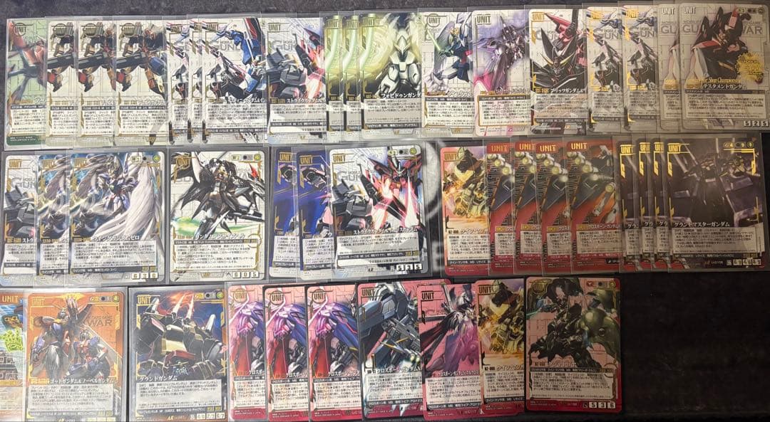 ガンダムウォー 引退品　デッキパーツ・サプライ他