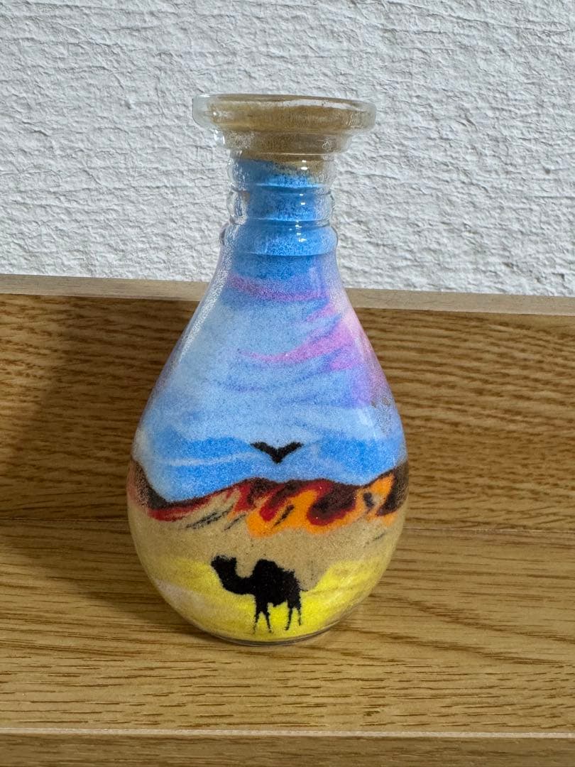 関西万博2025 ヨルダンパビリオン　サンドアート　ボトル