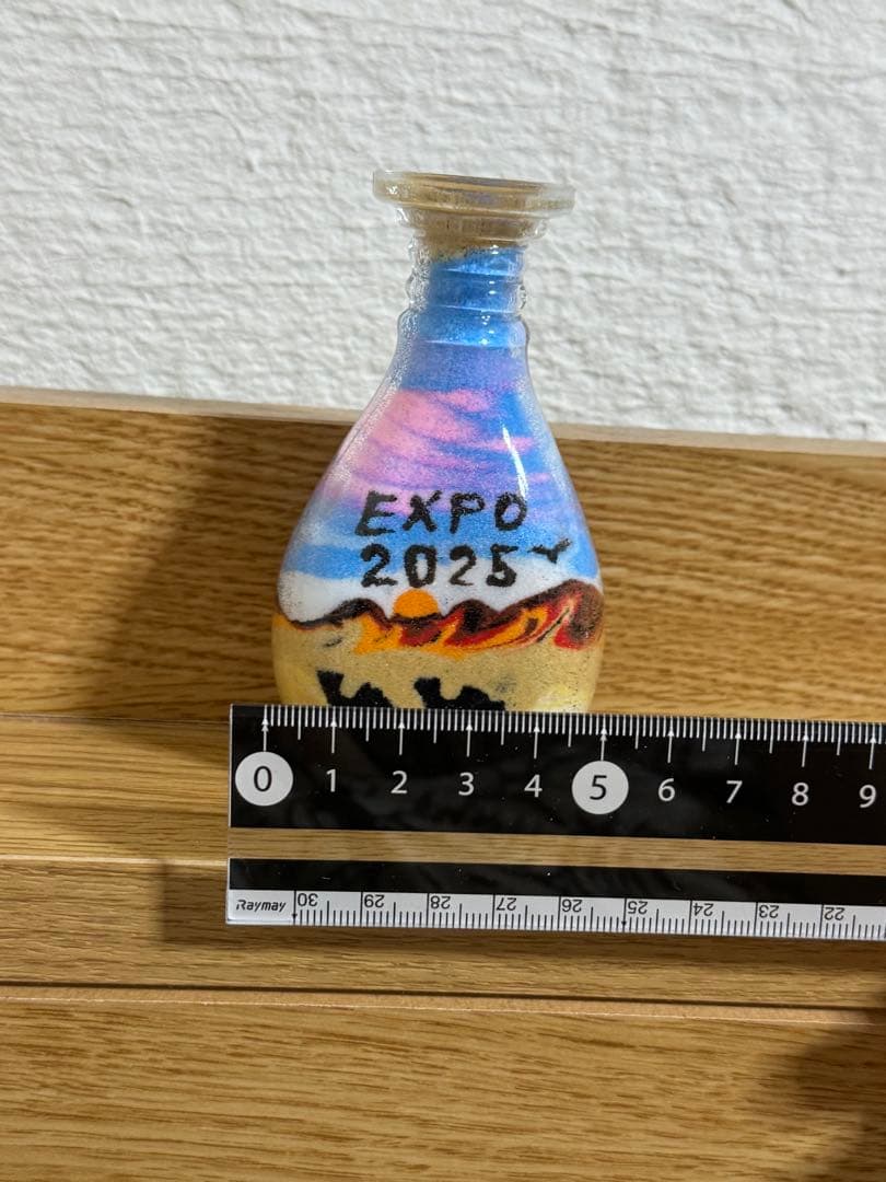 関西万博2025 ヨルダンパビリオン　サンドアート　ボトル