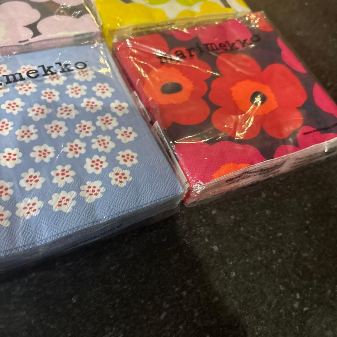 全て未使用marimekko マリメッコ ペーパーナプキン セット
