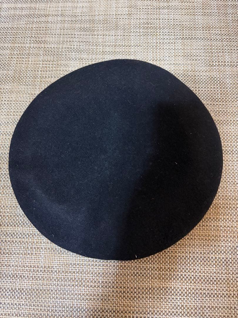 オランダ製 ベレー帽 海軍風 アンカー王冠バッジ付き サイズ56 ヴィンテージ