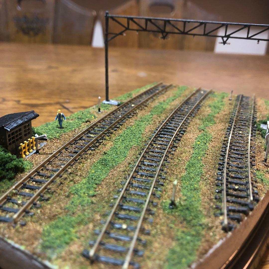 Nゲージ車両展示台