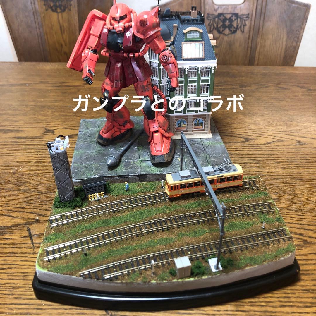 Nゲージ車両展示台