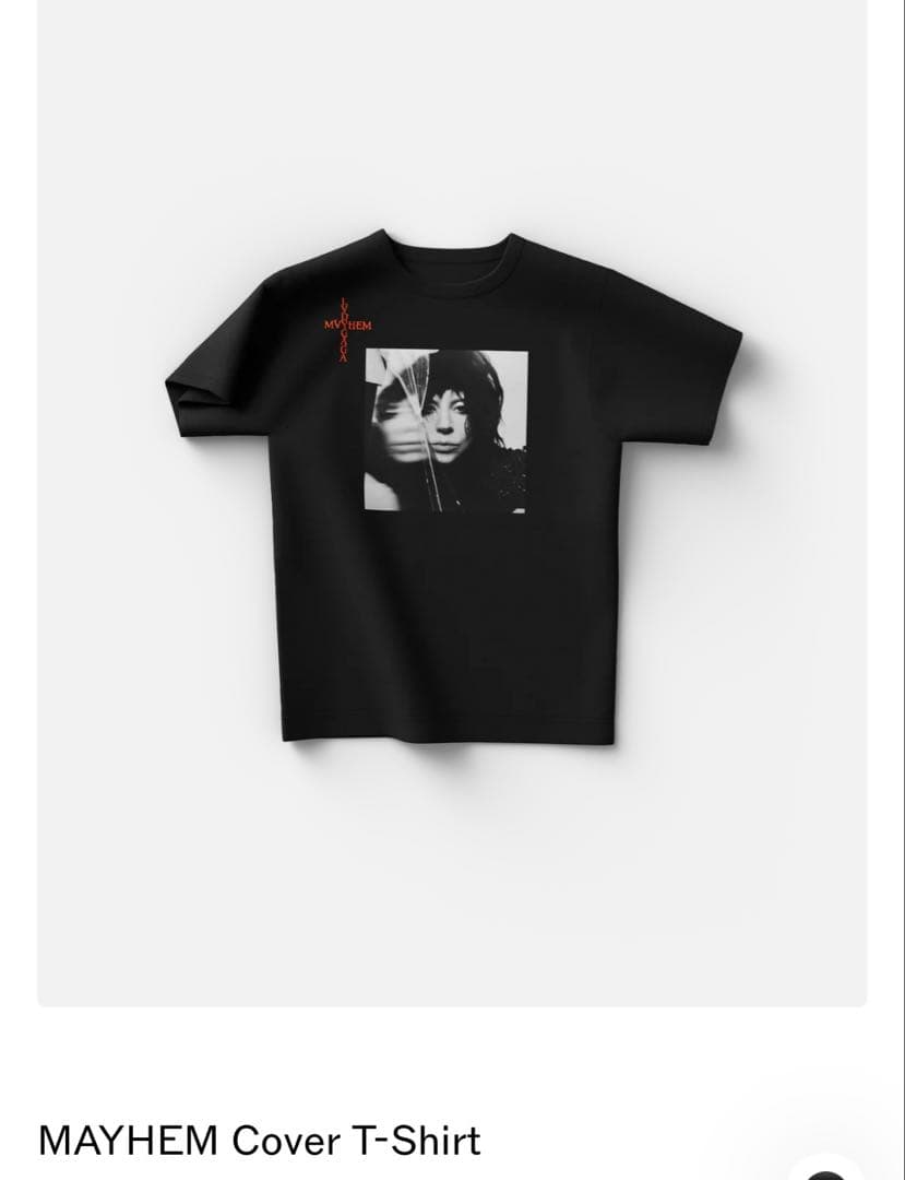 Tシャツ/ lady gaga / MAYHEM