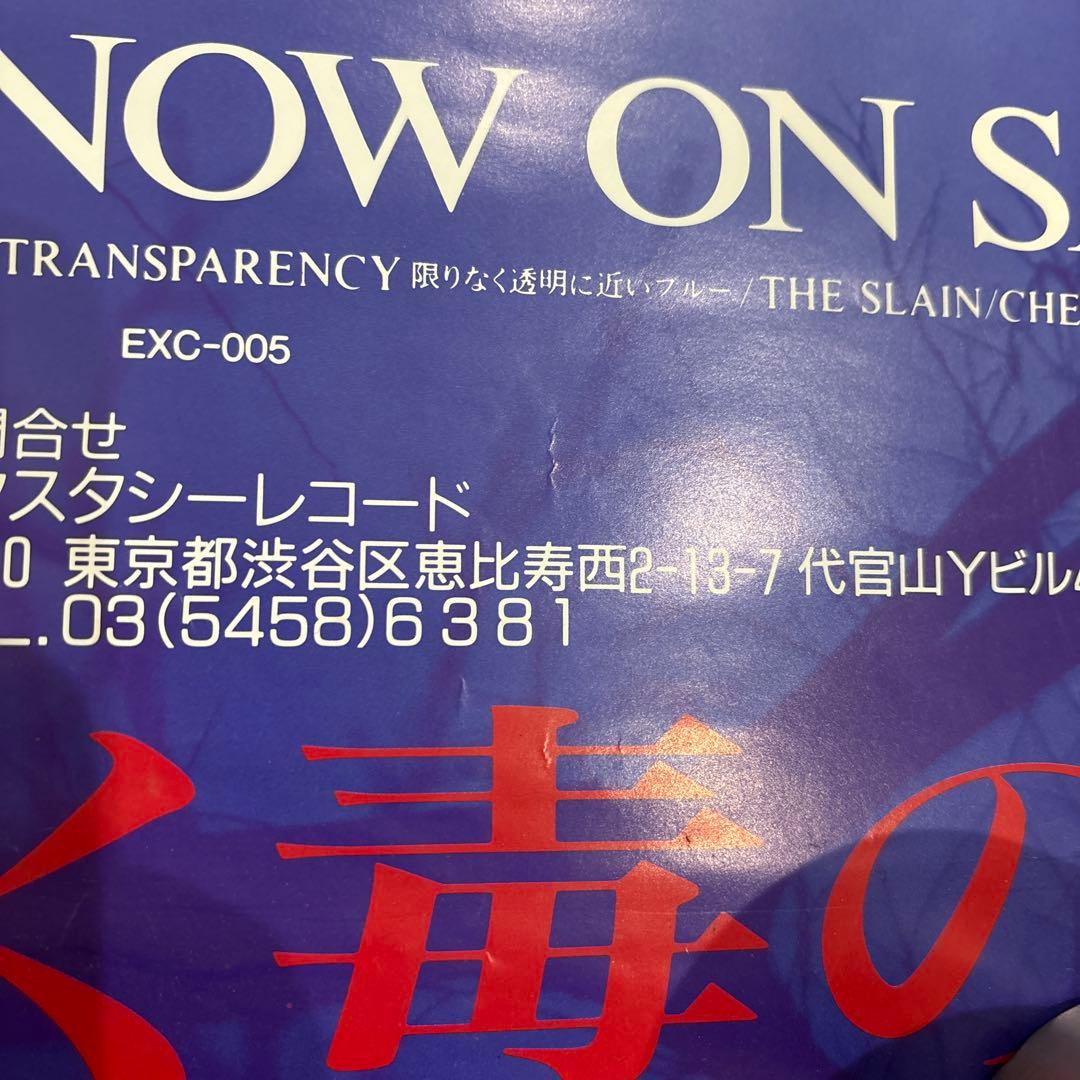 LUNA SEA エクスタシーレコーズ　インディーズ時代のポスター