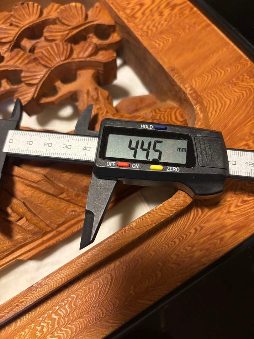 欄間　木製風景彫刻 2枚セット
