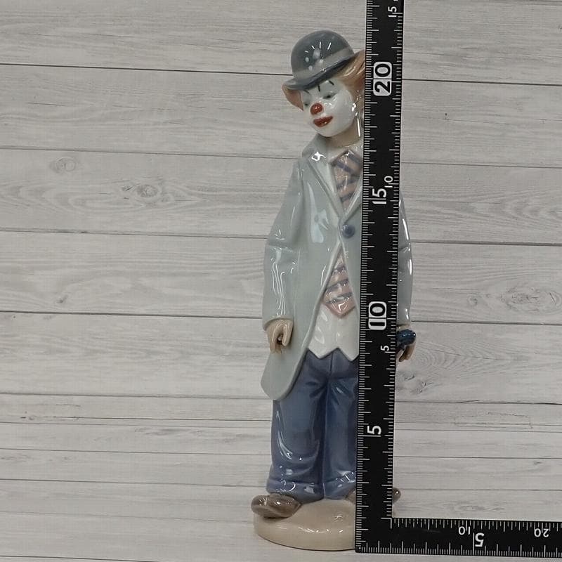 RU-6181リヤドロフィギュリン　ピエロ　2体 サックス　バイオリン音楽隊