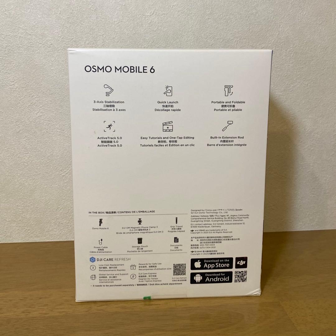 DJI OSMO MOBILE 6 高性能スタビライザー　スマホジンバル