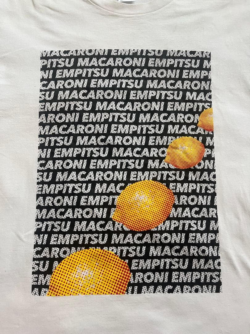 マカロニえんぴつ　迫り来るレモンTシャツ M