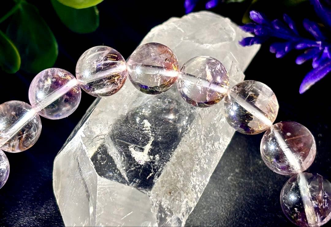 夢幻品質　空前絶後幻の光石　奇跡のギャラクシーエンジェルラダーインアメジスト