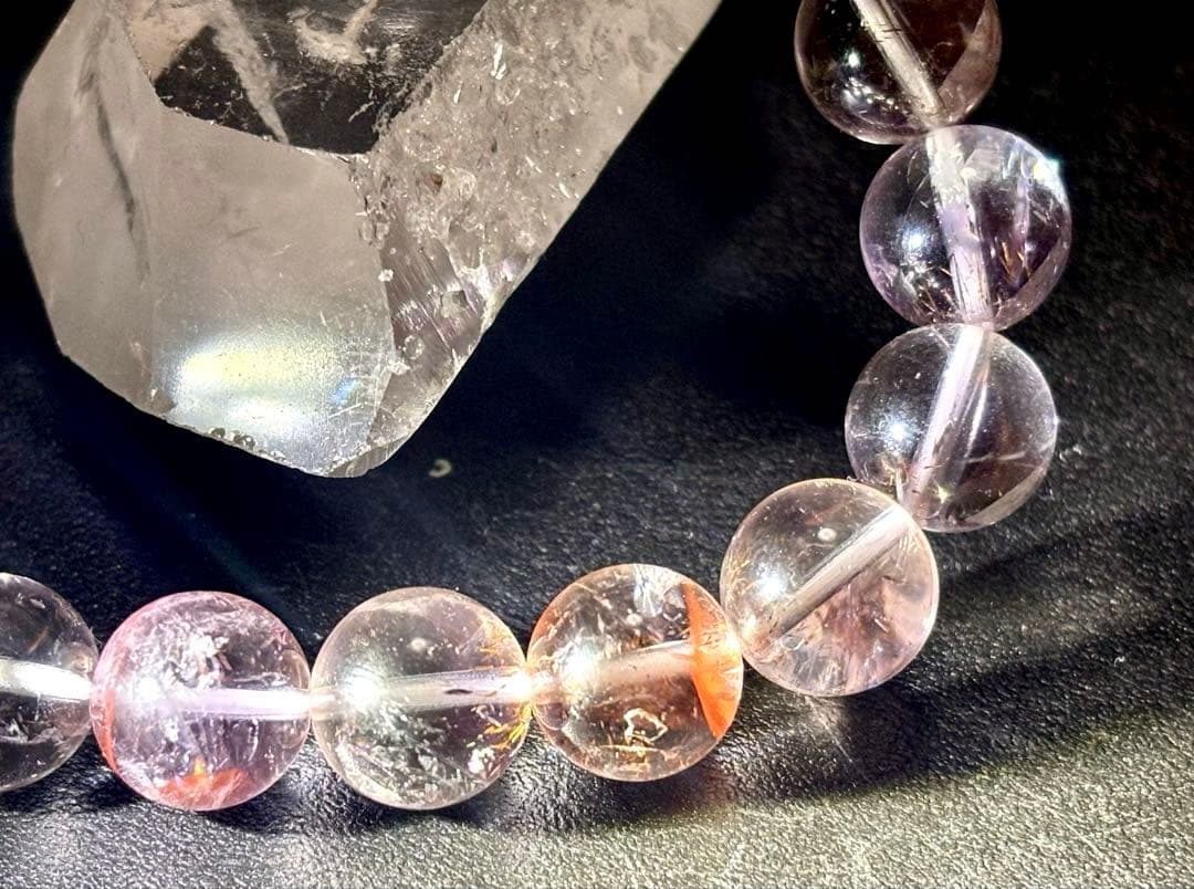 夢幻品質　空前絶後幻の光石　奇跡のギャラクシーエンジェルラダーインアメジスト