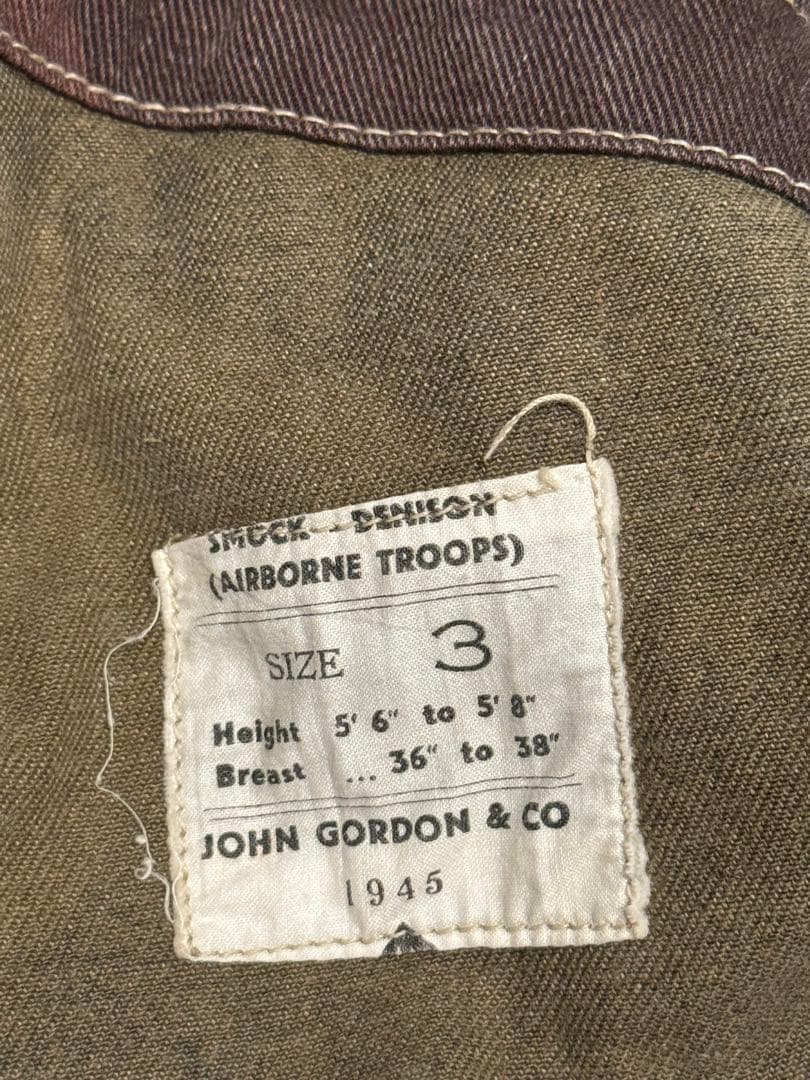 デニソンスモック　WW2 イギリス軍　実物