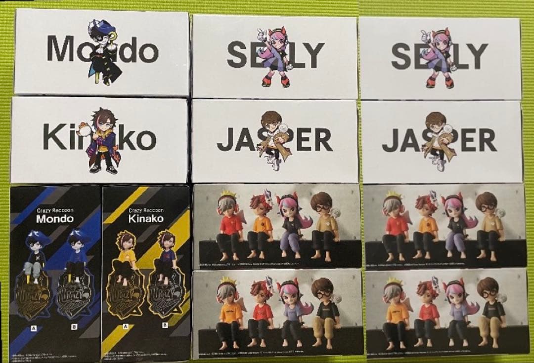 新作含む Crazy Raccoon デスク モニタートップ フィギュア 12点